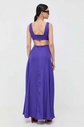 Morgan rochie culoarea violet, maxi, evazati