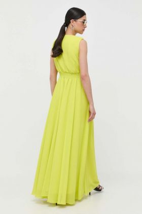 Morgan rochie culoarea verde, maxi, evazati