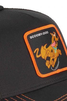 Capslab șapcă SCOOBY DOO culoarea negru, cu imprimeu