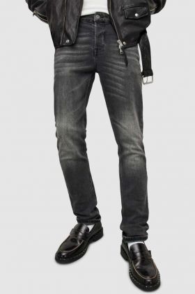 AllSaints jeansi barbati, culoarea negru