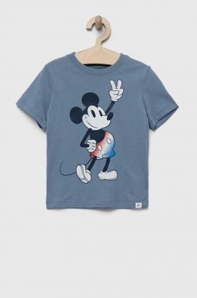 GAP tricou de bumbac pentru copii x Disney cu imprimeu