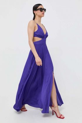 Morgan rochie culoarea violet, maxi, evazati