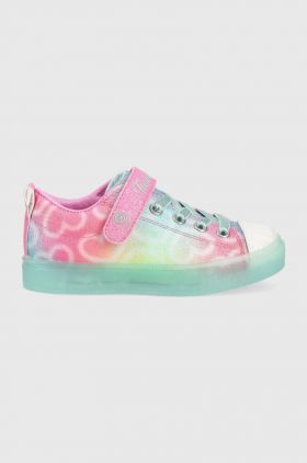 Skechers tenisi copii Twinkle Sparks Ice Dreamsicle