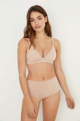 women'secret sutien NATURAL culoarea bej, neted