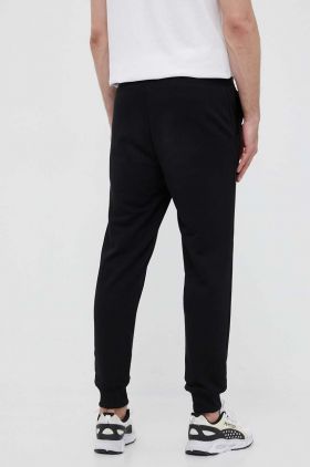 47brand pantaloni de trening culoarea negru, cu imprimeu