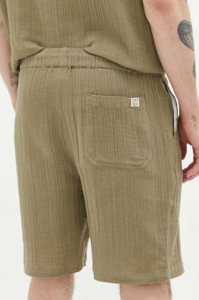 Protest pantaloni scurti din bumbac culoarea verde