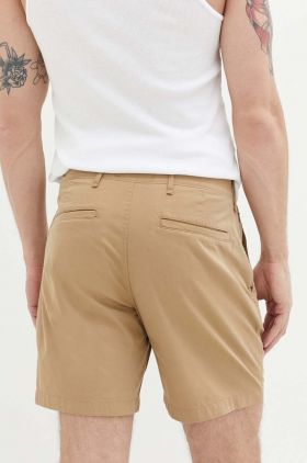 Abercrombie & Fitch pantaloni scurti barbati, culoarea maro