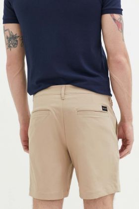 Hollister Co. pantaloni scurti barbati, culoarea bej