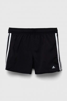 adidas Performance pantaloni scurti copii 3S SHO culoarea negru, cu imprimeu, talie reglabila