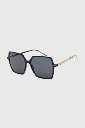 BOSS ochelari de soare femei, culoarea negru