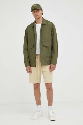 G-Star Raw geaca barbati, culoarea verde, de tranzitie, oversize