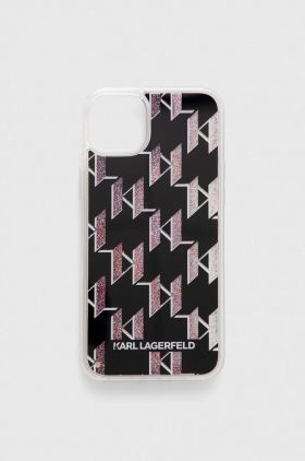 Karl Lagerfeld etui pentru telefon iPhone 14 Plus 6,7" culoarea negru