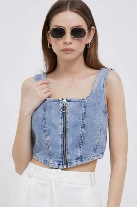 Sisley top din denim