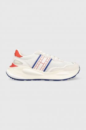 Tommy Jeans sneakers TJM FASHION RUNNER culoarea alb, EM0EM01221