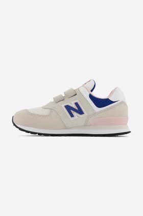 New Balance sneakers pentru copii culoarea bej