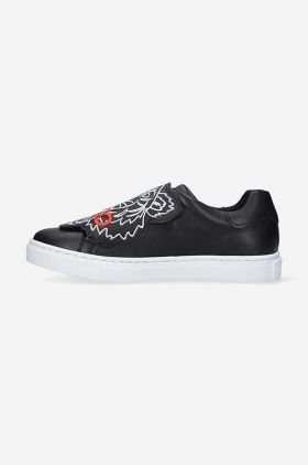 Kenzo Kids teniși din piele copii K59039 culoarea negru