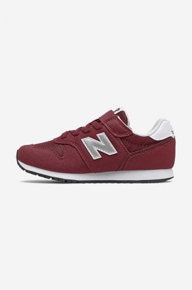 New Balance sneakers pentru copii YV373KR2 culoarea bordo