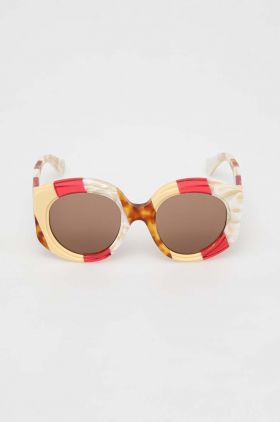 Gucci ochelari de soare femei, culoarea maro