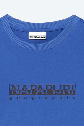 Napapijri tricou de bumbac pentru copii S-Box Ss modelator