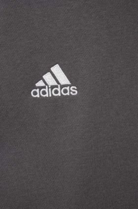 adidas Performance bluza copii ENT22 HOODY Y culoarea gri, cu glugă, neted