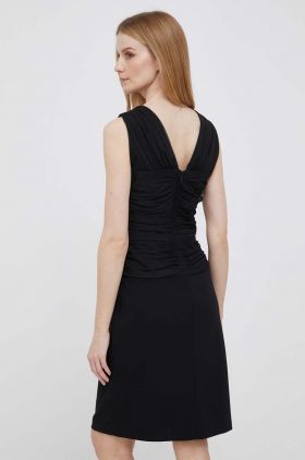 Dkny rochie culoarea negru, mini, mulata