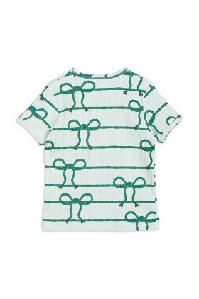 Mini Rodini tricou copii culoarea verde, modelator