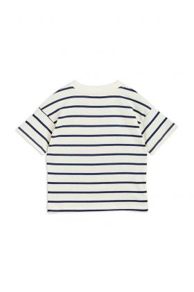 Mini Rodini tricou de bumbac pentru copii culoarea alb, modelator