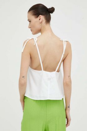 G-Star Raw top femei, culoarea alb