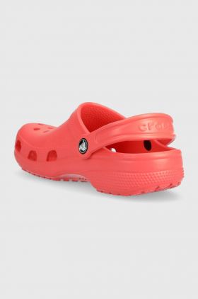 Crocs papuci CLASSIC KIDS CLOG culoarea rosu