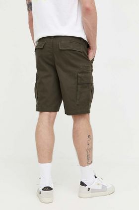 Billabong pantaloni scurti din bumbac culoarea verde