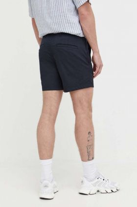 Abercrombie & Fitch pantaloni scurti barbati, culoarea negru