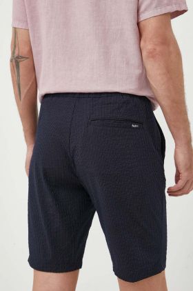 Pepe Jeans pantaloni scurti barbati, culoarea albastru marin