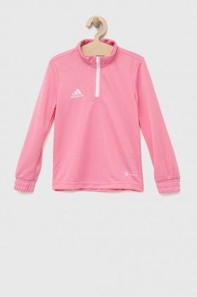 adidas Performance bluza copii ENT22 TR TOPY culoarea roz, neted