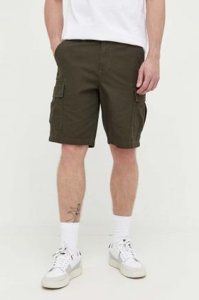 Billabong pantaloni scurti din bumbac culoarea verde