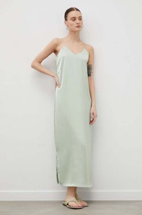 Bruuns Bazaar rochie culoarea verde, midi, mulata