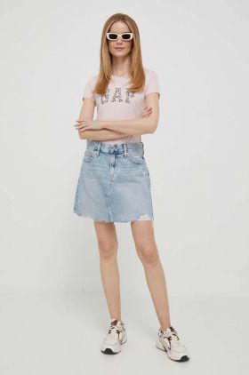 GAP fusta jeans mini, drept