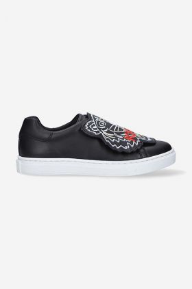 Kenzo Kids teniși din piele copii K59039 culoarea negru