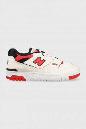 New Balance sneakers din piele BB550VTB culoarea bej BB550VTB-BB5