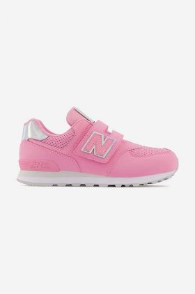 New Balance sneakers pentru copii culoarea roz