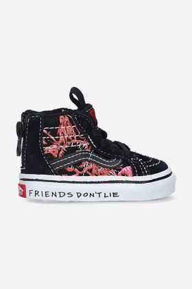 Vans tenisi copii X Stranger Things SK8-H culoarea negru