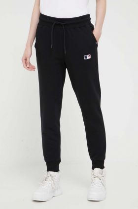 47brand pantaloni de trening MLB Batterman League Logo culoarea negru, cu imprimeu