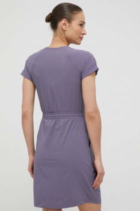 The North Face rochie sport Never Stop Wearing culoarea violet, mini, drept