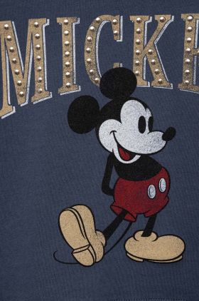 GAP tricou de bumbac pentru copii x Disney culoarea albastru marin