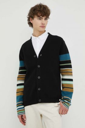 PS Paul Smith cardigan din bumbac culoarea negru