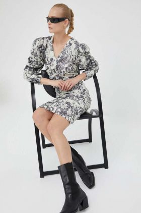 2NDDAY rochie culoarea bej, mini, mulata