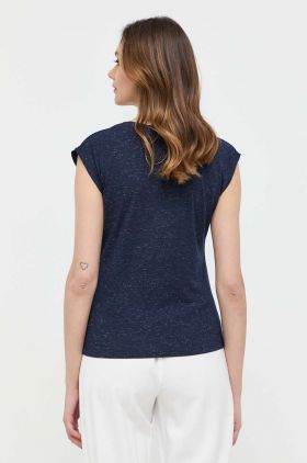 Morgan top femei, culoarea albastru marin