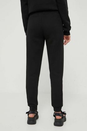 Nicce pantaloni de trening culoarea negru, cu imprimeu