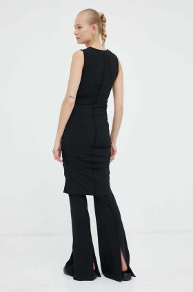 Day Birger et Mikkelsen rochie culoarea negru, mini, mulata