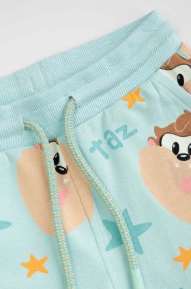 Coccodrillo pantaloni scurti bebe culoarea turcoaz