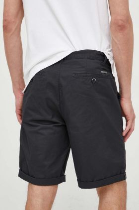 Sisley pantaloni scurti barbati, culoarea negru